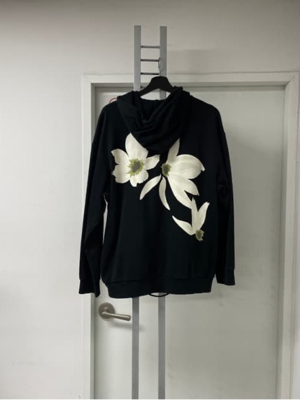 Simone Rocha x H&M | Black Hoodie with White Floral Back